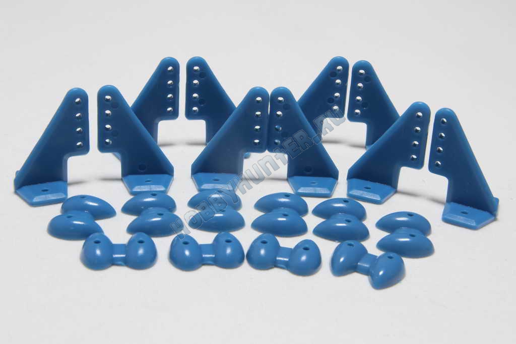 Кабанчики 18x27 (4 отв) - Голубые (10 штук)