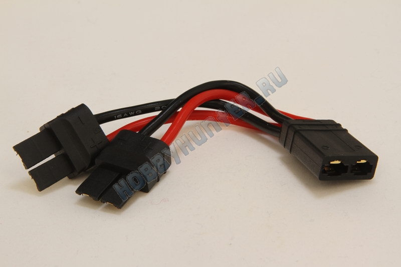 TRX plug battery harness for 2 packs in Parallel